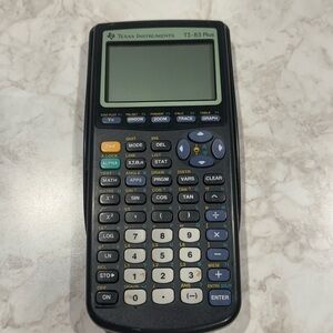 Texas Instruments TI-83 plus Black Graphing Calculator with LCD Screen